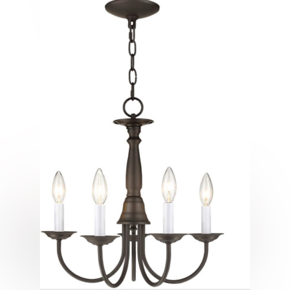 Elegant Bronze Chandelier by Livex lighting